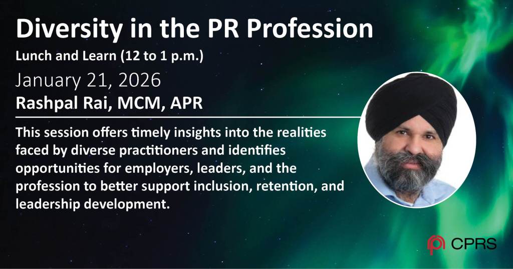 A graphic promoting Rashpal Rai's upcoming presentation.